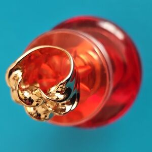 Gold Plated Ring, Size 5.